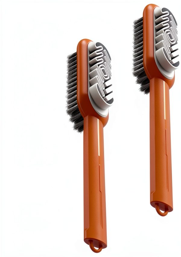 Generic Orange Shoe Brush for Suede and Nubuck-0