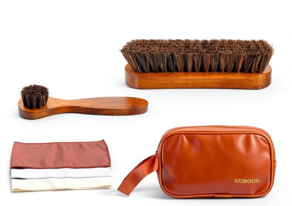 Shoe Care Kit Nuroon Leather Brush Mink Oil-6