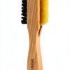 Wilkins Suede Shoe Brush Brown Wood Handle for Men-0