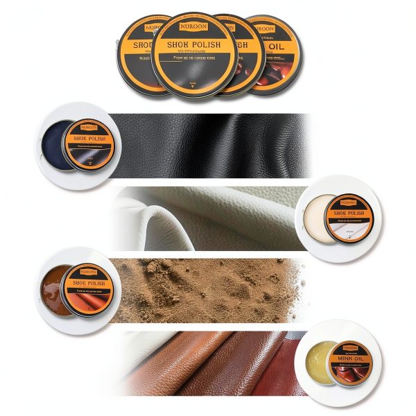 Shoe Care Kit Nuroon Leather Brush Mink Oil-2