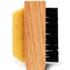 Wilkins Suede Shoe Brush Brown Wood Handle for Men-3