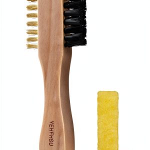YEHFHSU Suede Brush and Eraser for Cleaning Suede Leather-0