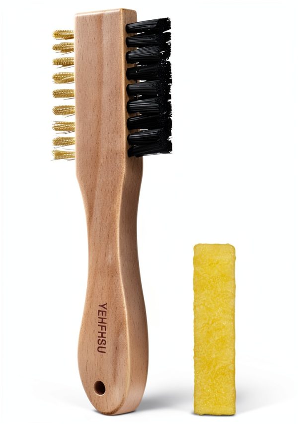 YEHFHSU Suede Brush and Eraser for Cleaning Suede Leather-0
