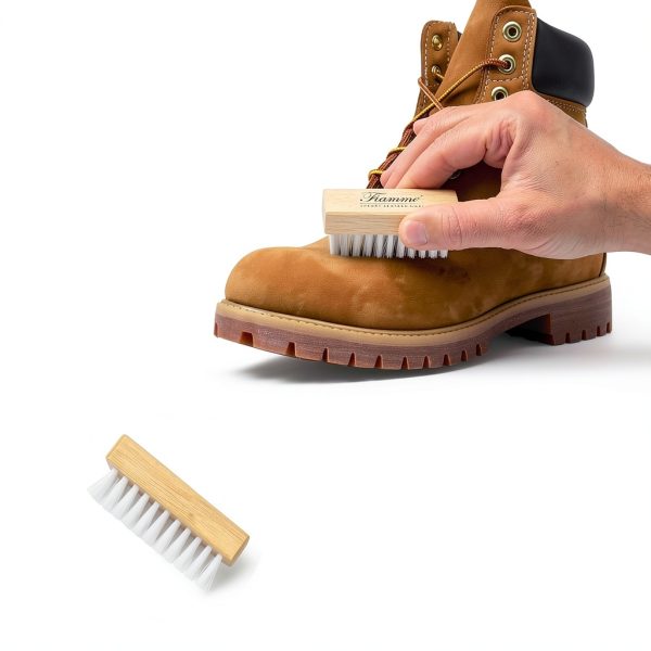 Suede Nubuck Cleaning Kit Fiamme Brass Nylon-4