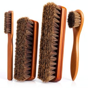 YEHFHSU Horse Hair Shoe Polish Brush Set-0