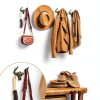 Hydermus Wood Horsehair Hat Brush for Suede Wool Felt-7